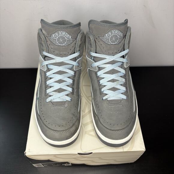 Size 8.5 W - Air Jordan 2 Retro Cool Grey - Picture 2 of 6